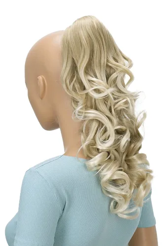 Miniatura 15 de CAISHA Extensión de clip de cola de caballo de 16 "voluminoso ondulado marrón ceniza H214