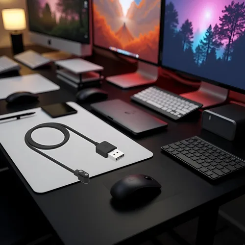 Miniatura 8 de Compatible con cargador de reloj inteligente Da Fit, cable de carga USB de repuesto para reloj inteligente, reloj inteligente, cables de repuesto