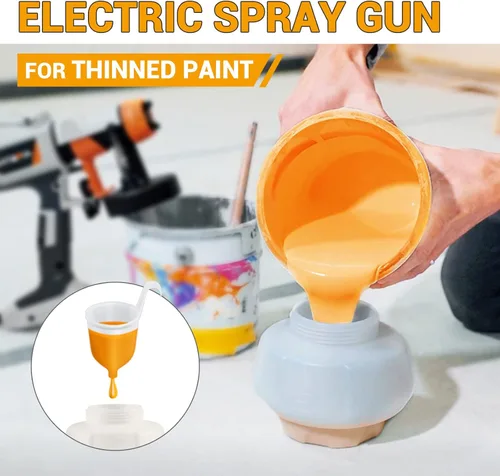 Miniatura 5 de Pulverizador de pintura - BATAVIA HVLP Pistola eléctrica de pintura en aerosol, contenedor de alta capacidad de 1200 ml, fácil de limpiar, 4