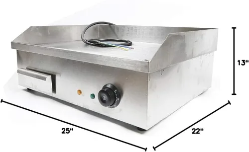 Miniatura 8 de Plancha eléctrica plana Restaurante comercial Grill BBQ Machine (Teppanyaki scoop machine)