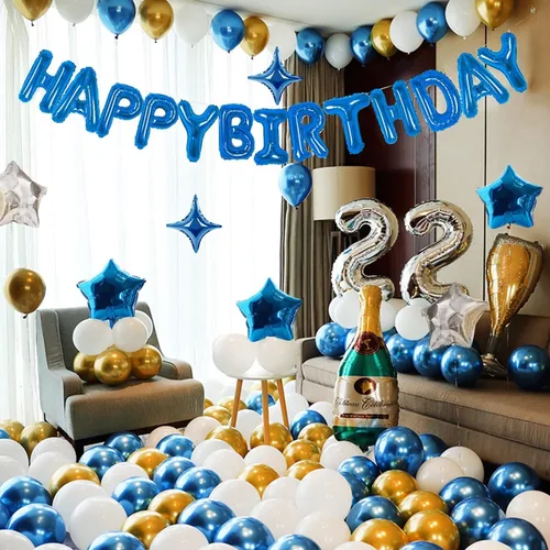 Miniatura 4 de Set de cumpleaños de plata y oro