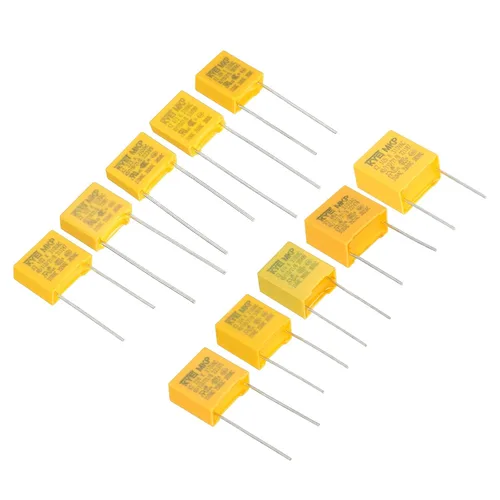Miniatura 7 de PATIKIL Condensadores de seguridad, 1 juego/50 piezas 0.001/0.01/0.022/0.047/0.1/0.22/0.33/0.47/0.68/1uF AC 310V 10 valores de película