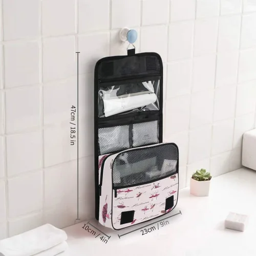 Miniatura 6 de AUUXVA Neceser de viaje, organizador de cosméticos, bolsa de maquillaje colgante para mujeres, hombres y niñas, Bailarina bailarina