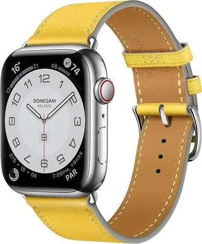 Miniatura 34 de LB1 - Correa de cuero para Apple Watch para mujeres y hombres, SE Ultra 2 de 1.575 in 1.732 in 1.811 in 1.654 in 1.772 in 1.614 in 1.496 in 1.929 in