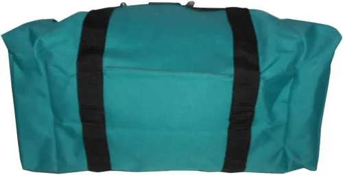 Miniatura 37 de Bolsa de lona triple grande con apertura en U, bolsillo frontal y dos compartimentos laterales, perfecta bolsa de cabina fabricada en Estados Unidos.