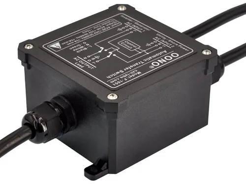 Miniatura 4 de Interruptor de transferencia automática de 15 amperios AC120V, interruptor de transferencia automática ATS (cables centrales + NEMA 5-15P)