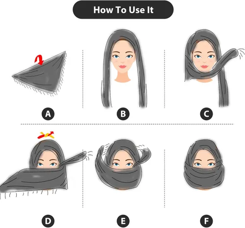 Miniatura 7 de 3 piezas de turbante Shemagh Keffiyeh bufanda turbante árabe, turbante a cuadros con flecos, bufanda táctica para acampar al aire libre, accesorio
