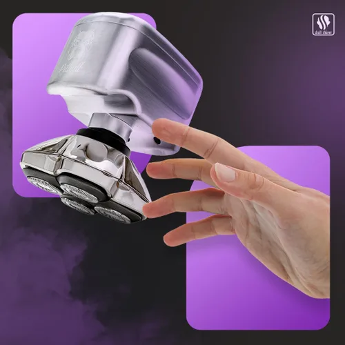 Miniatura 7 de Skull Shaver Pitbull Diamond PRO - Afeitadora eléctrica inalámbrica impermeable - Cuerpo de metal - Recortadora Baby Beast - Estuche de viaje