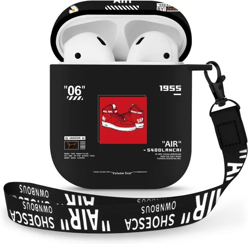 Miniatura 21 de Gedicht Funda para Airpods Pro, lindo patrón de zapatos rojos frescos TPU suave fundas para Airpods Pro funda 1ª generación, a prueba de golpes