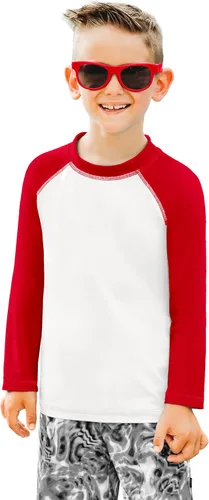 Miniatura 22 de City Threads camisa de manga larga con protección solar SPF 50+, peplo, rash guard para niña