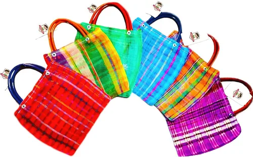 Alondra's Imports (TM - Bolsas mexicanas para dulces mexicanos, malla mini mercado, bolsas Fiestas) 10 x 7 (6 unidades)