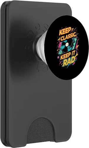 Miniatura 8 de Keep It Classic Rad Turntable Record Player Retro Music PopSockets Adhesive PopGrip