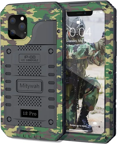 Miniatura 11 de Mitywah - Funda impermeable compatible con iPhone X/XS, [Cubierta protectora de cuerpo completo] con [protección de pantalla integrada]