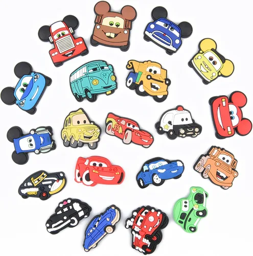 Miniatura 2 de XQNB Diferentes dijes de zapatos de PVC de dibujos animados para zapatos de coche, decoración de pulsera, accesorios para regalos de fiesta de niños