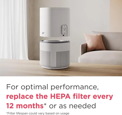 Miniatura 13 de Frigidaire PureA300 purificador de aire HEPA para dormitorios pequeños, cubre hasta 850 pies cuadrados, filtración de 3 etapas, certificación Energy
