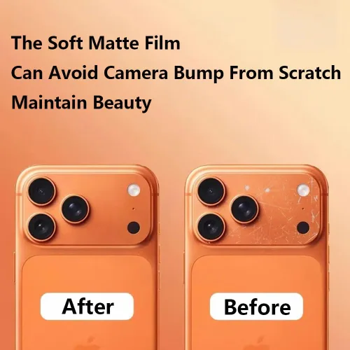 Miniatura 2 de Película protectora mate de 3 piezas de películas huecas mate para iPhone 17 Pro Max