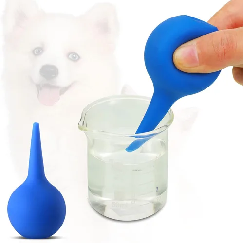 Miniatura 4 de Zubebe Kit de tubo de alimentación para cachorros, 15 piezas, incluye biberón, pezones, jeringas de enfermería, dispensador de píldoras, 0.3 fl oz