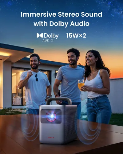 Miniatura 7 de NEBULA Proyector inteligente Cosmos 4K SE, Nebulamaster, alto brillo con Dolby Vision, pantalla de 200 pulgadas, 1800 lúmenes ANSI, HybridBeam