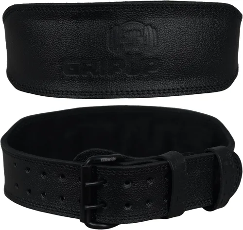 Cinturón de cuero para levantamiento de pesas de cuero de primera calidad para hombres y mujeres, cinturón de gimnasio ajustable acolchado de 0.27