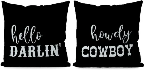 Miniatura 5 de KEUSPI Fundas de almohada occidentales, decoración del hogar occidental, fundas de almohada occidentales de 16 x 16, fundas de almohada