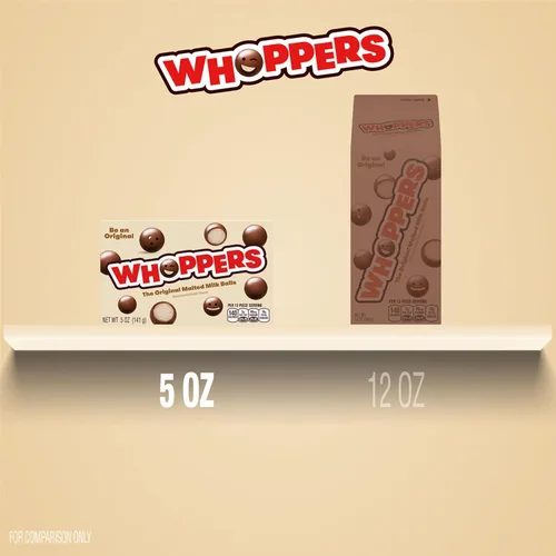 Miniatura 4 de Caja de caramelos Whoppers de leche malteada, 5 onzas