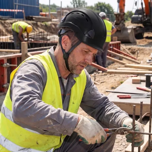 Miniatura 7 de Hard Hat, OSHA Approved Safety Helmet, Cascos De Construccion, Vented Hardhat, 6 Point Suspension Adjustable Ratchet,Construction Forestry Aborist
