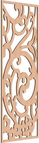 Miniatura 24 de Bridgewater - Paneles de pared decorativos de madera con calado, 9 3/8 pulgadas de ancho x 24 3/8 pulgadas de alto x 1/4 de alto, nogal