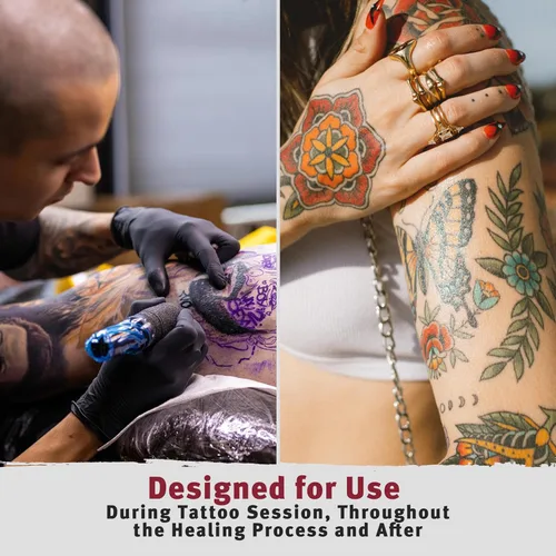 Miniatura 6 de Hustle Butter Tattoo Aftercare - Bálsamo para tatuajes de 5 onzas, cura + protege nuevos tatuajes y rejuvenece los tatuajes más antiguos, crema 100%