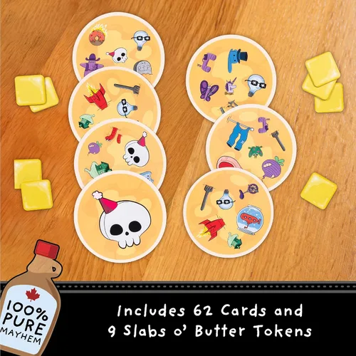 Miniatura 6 de Exploding Kittens – Anarchy Pancakes, de los creadores de Spot It! – Un juego de coincidencias deliciosamente rápido - 2-6 jugadores, a partir de 7