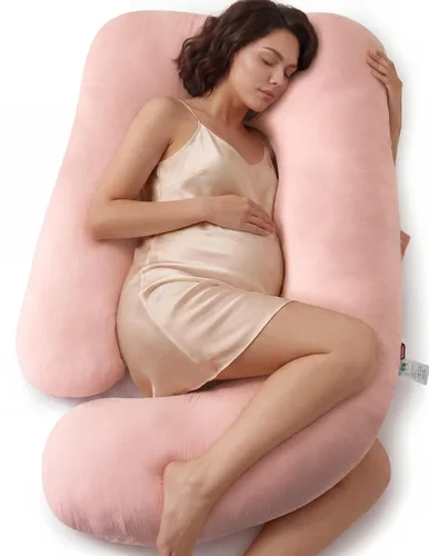 Miniatura 16 de Momcozy Pregnancy Pillows for Sleeping, U Shaped Full Body Maternity Pillow with Removable Cover - Support for Back, Legs, Belly, HIPS for Pregnant
