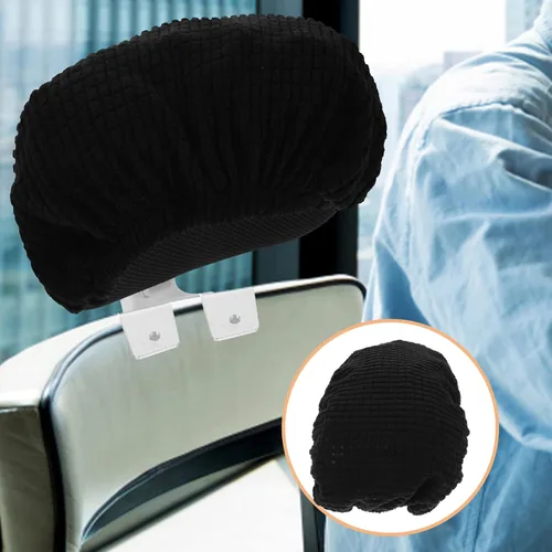 Miniatura 7 de DECHOUS Funda elástica para reposacabezas de silla de oficina, para silla de computadora, para protección del cuello y uso en la oficina en casa
