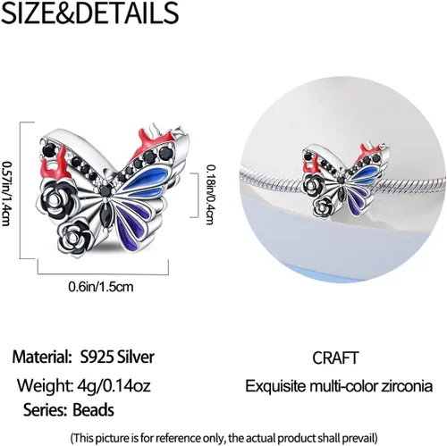 Miniatura 119 de KUNSIR Los abalorios se adaptan a pulseras Pandora para mujer, plata de ley 925, cuentas colgantes de joyería para niñas, dijes de feliz cumpleaños