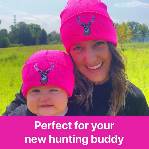 Miniatura 8 de Klarny Outdoors Gorro de invierno para niños, adorable gorro para bebés, gorro de punto para niños y niñas, para edades de 0 a 36 meses