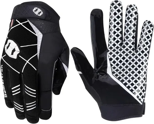 Seibertron Pro 3.0 Elite Ultra-Stick Football Receiver Gloves, High Performance Non-Slip Sports Gloves for Youth Kids Boys Girls & Adult