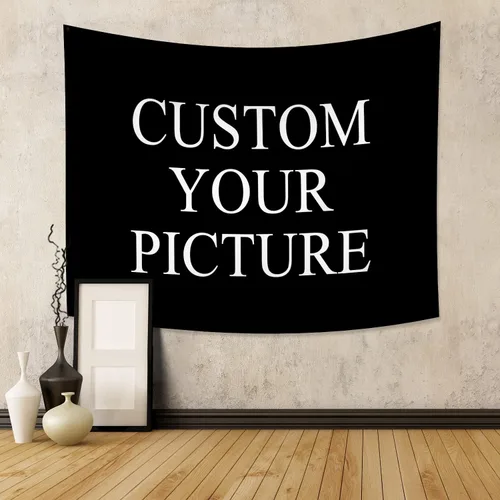 Miniatura 23 de Canessioa Tapiz personalizado para cargar imágenes personalizadas, tapiz personalizado, pancarta, logotipo, diseño de texto, tapiz para colgar