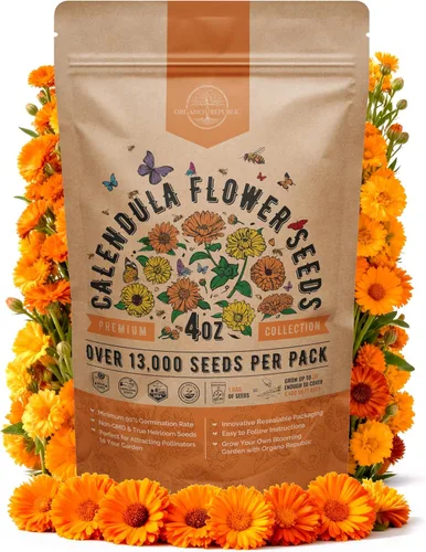 Miniatura 15 de Paquete de Semillas de Mezcla de Girasol 4 oz - Más de 5,100 Semillas de Girasol Reliquia No-GMO para Plantar, Flores Anuales en Paquete de Semillas