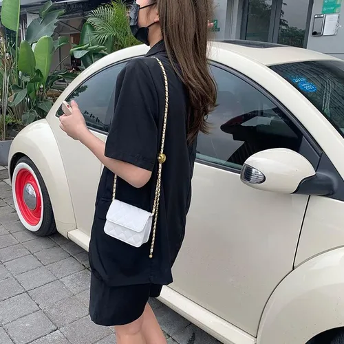 Miniatura 5 de Mini bolso de cintura para mujer, bolso de cintura pequeño de moda para mujer, accesorios Y2K de moda, Blanco, Moderno