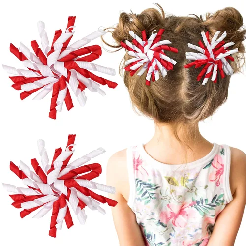 Miniatura 11 de Pinzas para el pelo de fútbol 2026, accesorios para el cabello para niños y niñas, jugadores, equipo escolar, accesorios de fiesta de fútbol, 4