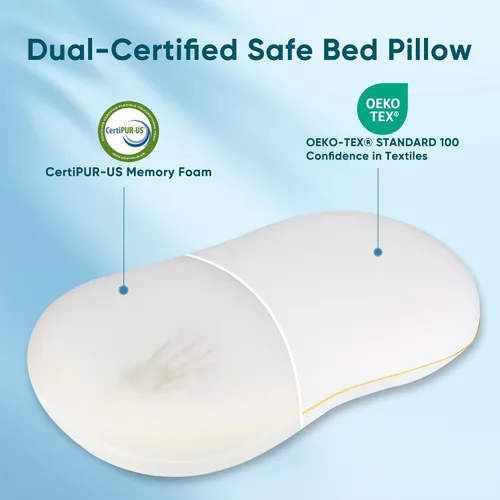 Miniatura 6 de Almohada cervical refrescante para dormir de lado, almohada cervical refrescante para dormir de lado, almohadas de espuma viscoelástica para dormir
