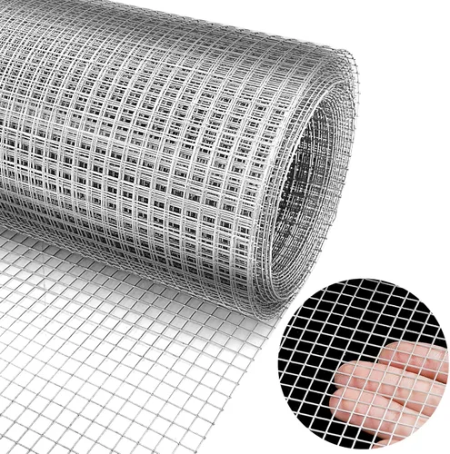 Miniatura 12 de Tela Metálica 4'' x 20' de 1/4 pulgada, Rollo de Malla de Alambre Galvanizado (23 GA), Malla para Pollos para Corrales/Gallineros, Malla
