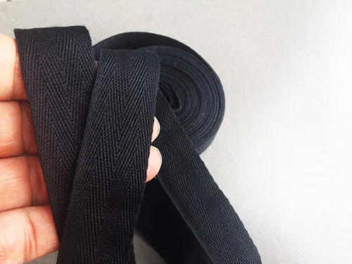 Miniatura 2 de Cinta de sarga de algodón en espiga de 5 yardas, cinta al bies, cinta, encuadernación, ideal para coser, encuadernación de libros, tela, costura
