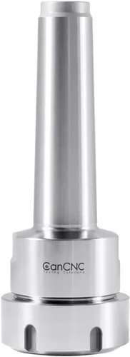Miniatura 16 de Accusize Industrial Tools Mandril con boquilla Er40 con vástago R8, extremo de barra de tracción -20 de 7/16 '', máximo TIR 0.0002 '' O.D a I.D.