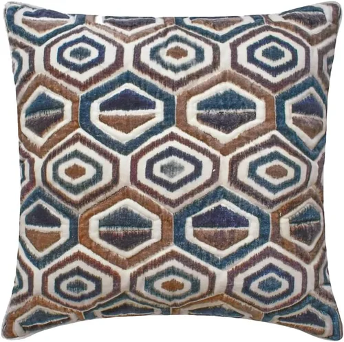 Miniatura 16 de The HomeCentric Fundas de almohada, fundas de cojín decorativas marrones para sofá de 16 x 16 pulgadas (15.7 x 15.7 in), cojines jacquard, 7. Marrón