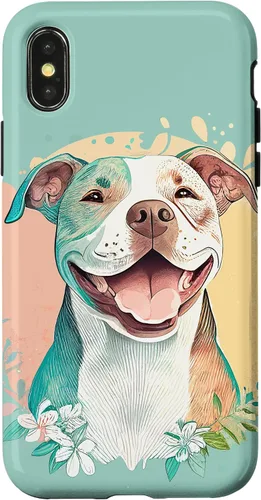 Miniatura 5 de Pit Bull - Carcasa para iPhone 17, diseño artístico de Pitbull para mujer