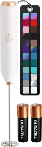 Miniatura 73 de Zulay Kitchen - Batidor eléctrico de mano para café, lattes, capuchinos, matcha y chocolate caliente, mezclador portátil para bebidas, accesorio