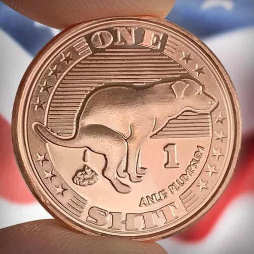 Miniatura 3 de ZFG Inc. Zero F's Given - Novedades de monedas de cuarto de regalo, Give One Sh*t, paquete de 10