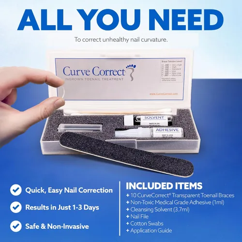 Miniatura 2 de Tratamiento del hogar para uñas encarnadas CurveCorrect