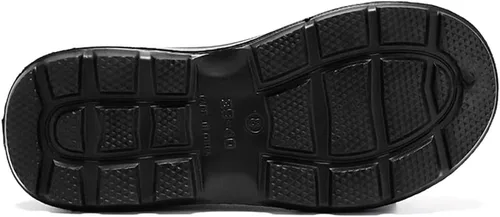 Miniatura 4 de Zapatos de chef para hombre, antideslizantes, a prueba de agua, zapatos de trabajo para hombre, cómodos zapatos de enfermería para jardinero