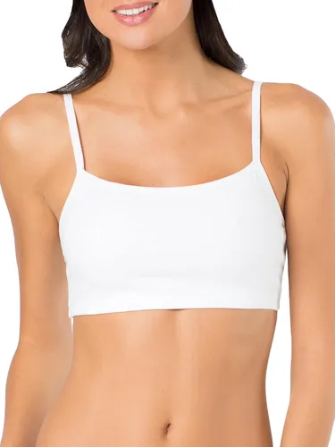 Miniatura 2 de Fruit of the Loom Women's Spaghetti Strap Cotton Pullover Sports Bra Value Pack