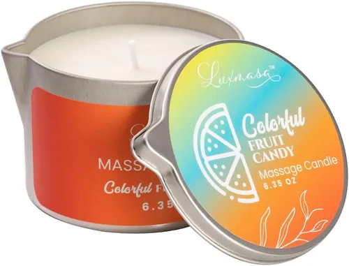 Vela de masaje, aceite de soja perfumado a baja temperatura, terapia de calor, loción de aceite corporal, aceite de karité natural, aceite de masaje